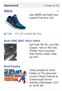 Sponsored Facebook Ads