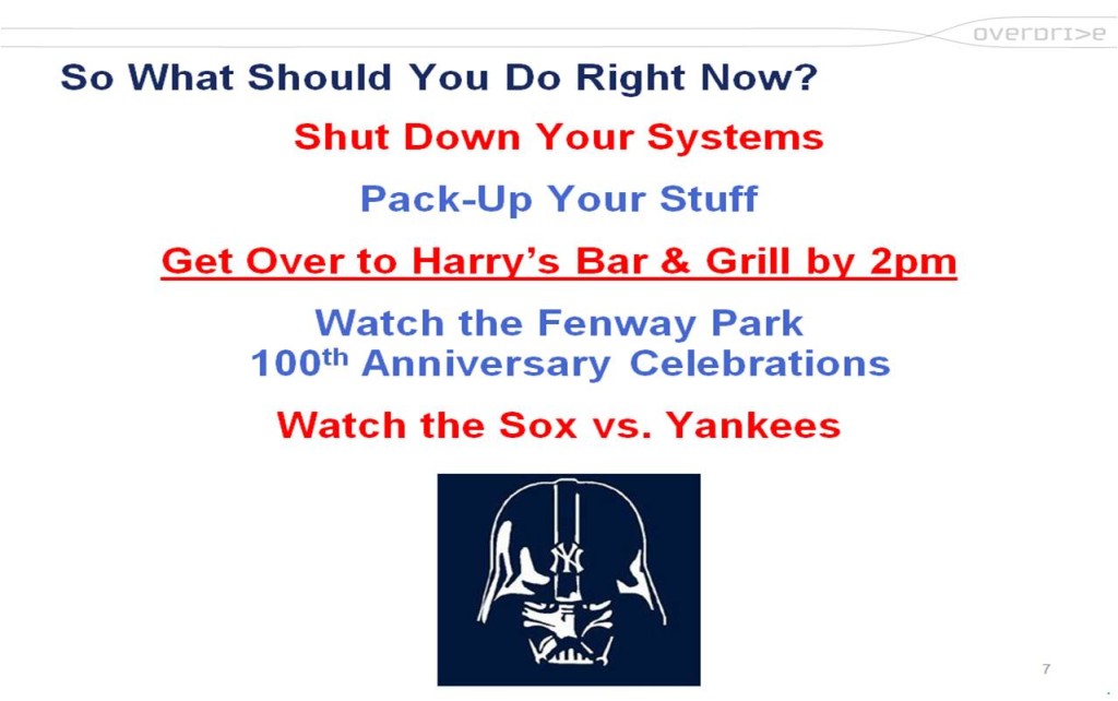 Overdrive Interactive Fenway Park Suprise Instructions