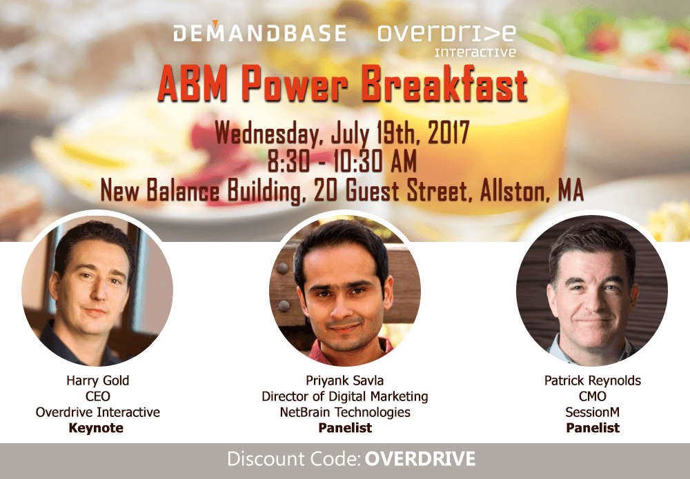 Overdrive Interactive Account Based Marketing Breakfast