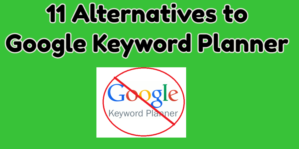 google keyword planner alternative