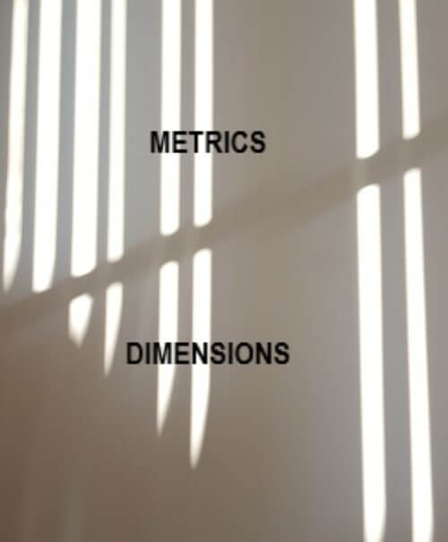 metrics vs dimension google analytics reporting