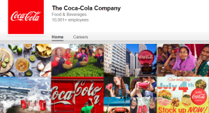Coca-Cola LinkedIn Banner