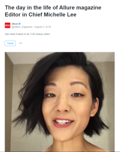 Allure Twitter Moments