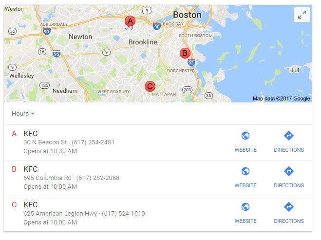 Geographic referencing (mark up your location)