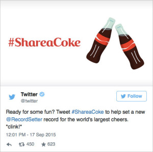 #Shareacoke