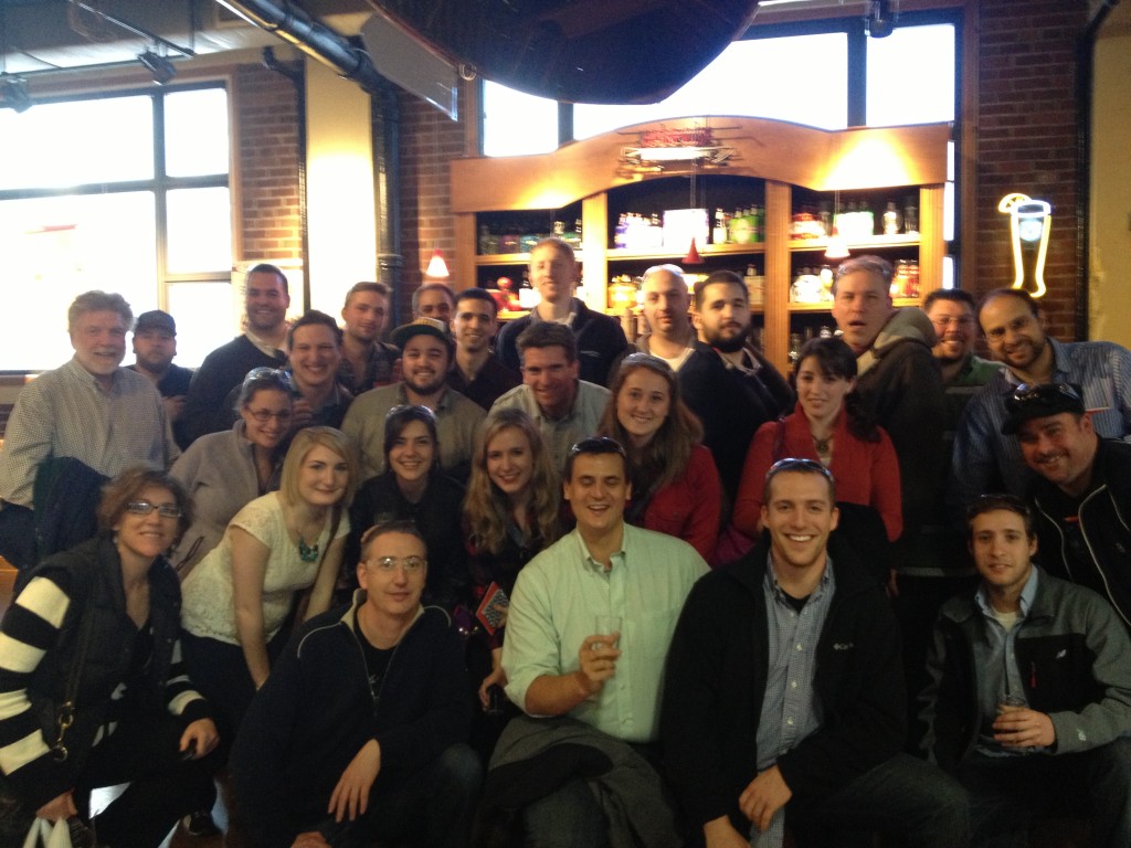 The Overdrive Interactive Team at the Harpoon Brewery