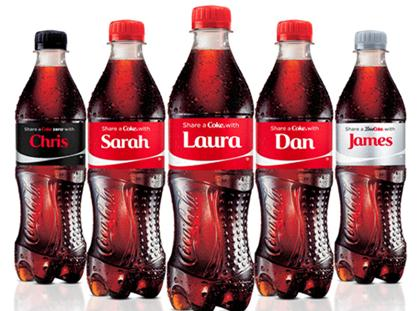 Personalized Coke Bottles