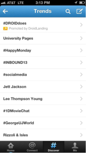 #INBOUND13 was a trending Twitter topic during the conference