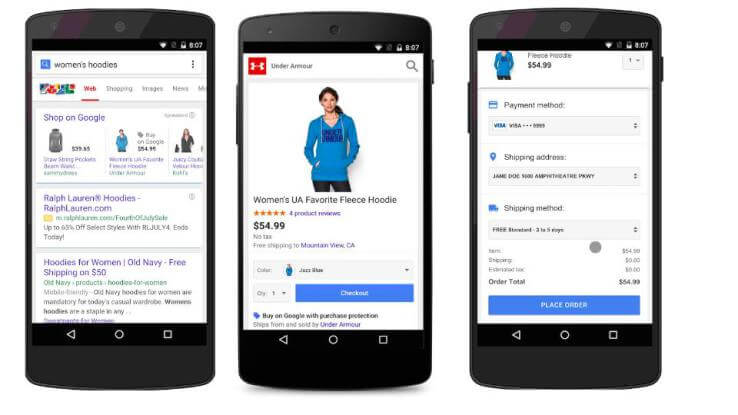 google buy button mobile mock ups