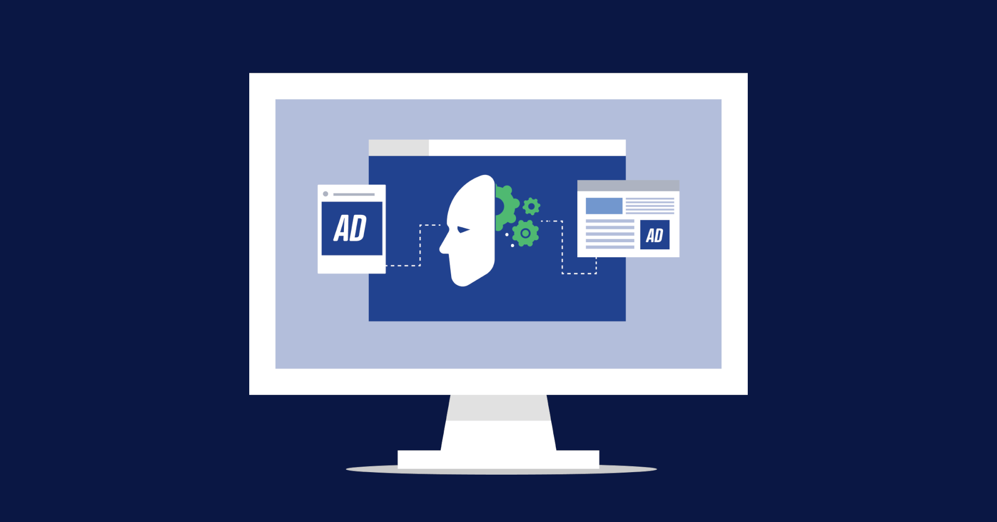 RIse of AI: Image features a computer screen displaying an AD design